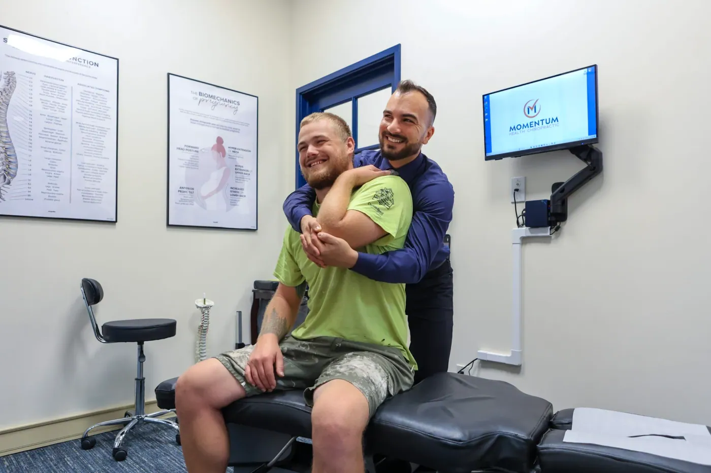 Dr. David Sedghi giving patient mood balance treatmen